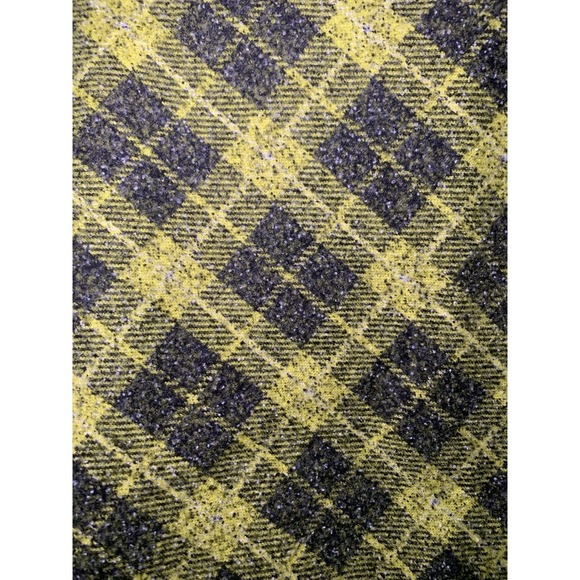 Zara Women's Mini Skirt M Yellow Black Plaid Checkered Short Mini 90s Clueless - Picture 3 of 7